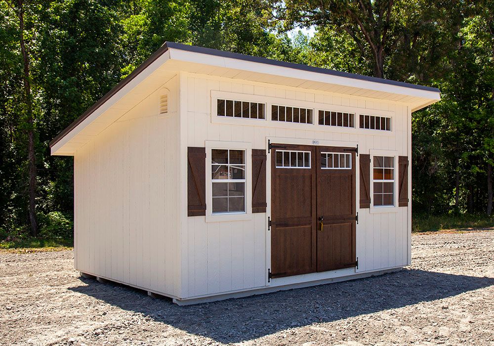 The new Monoslope shed by Westwood Sheds.