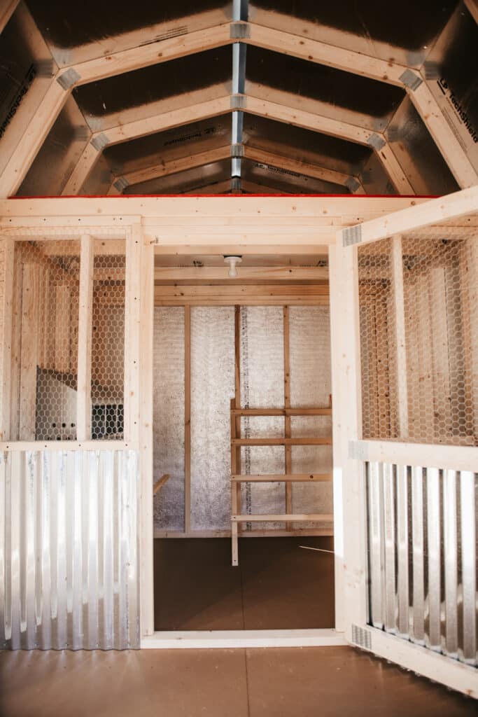 Chicken Coop Interior