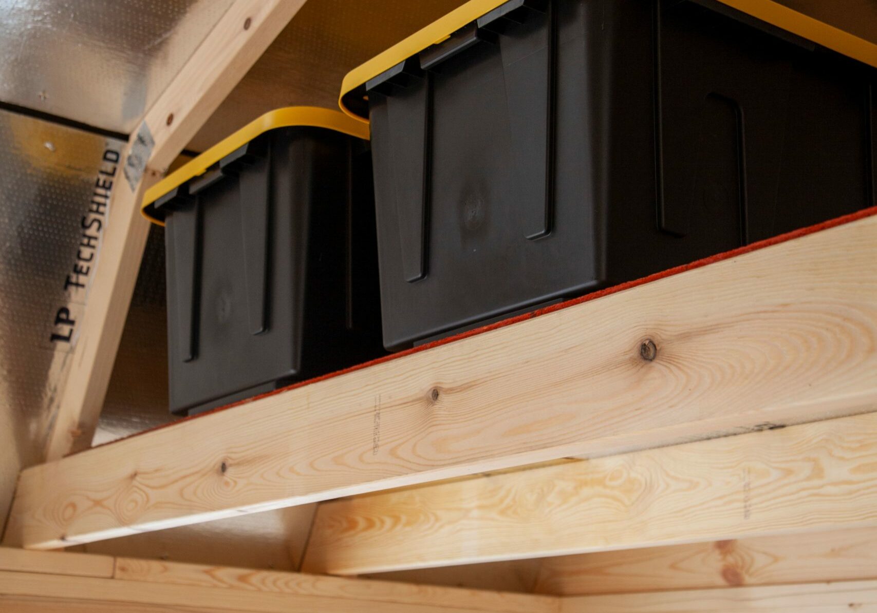 Additional storage for your workshop and shed in Westwood's Lofted Barn shed option.